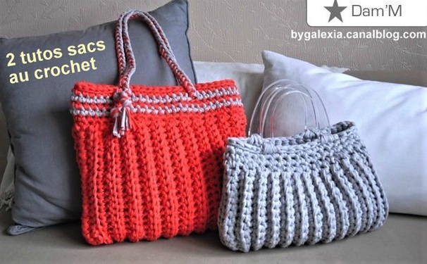 3 tutos faire un sac au crochet