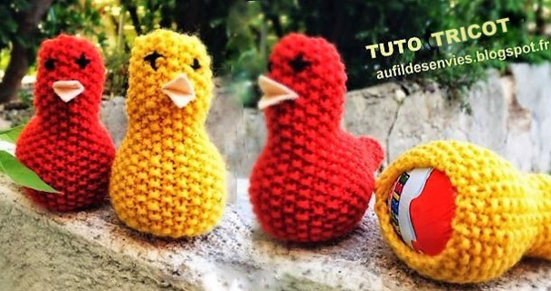 Tutoriels housses poussins en laine pour oeufs de Pâques Tutoriels housses poussins en laine pour oeufs de Pâques