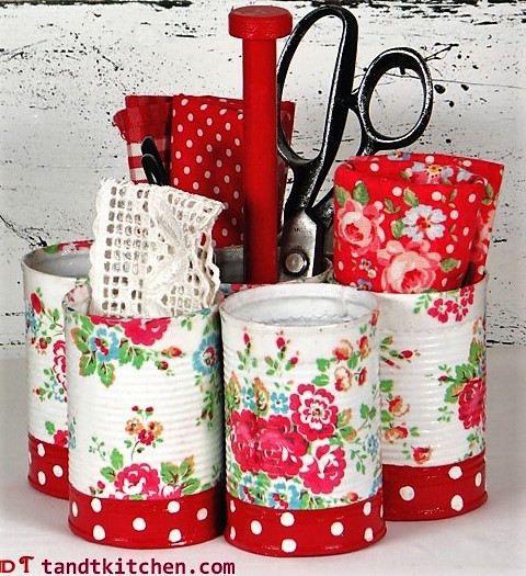 Recycler vos boîtes de conserve, idées déco Recycler vos boîtes de conserve, idées déco
