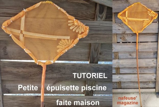 Tutoriel faire une épuisette pour filtrer l'eau de piscine Tutoriel faire une épuisette pour filtrer l'eau de piscine