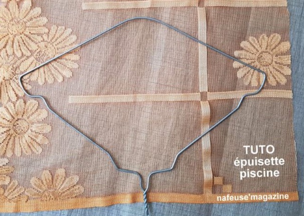 Tutoriel faire une épuisette pour filtrer l'eau de piscine