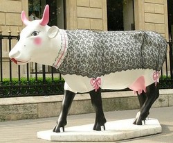 Art insolite : des vaches sur leur 31 !