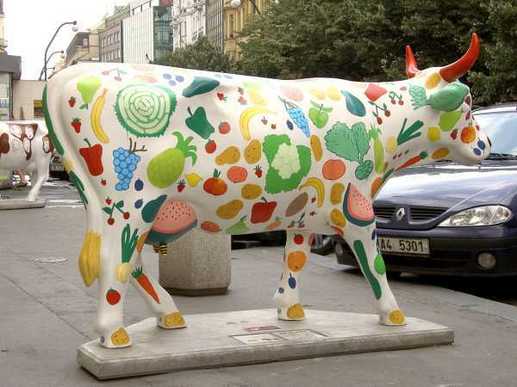 Art insolite : des vaches sur leur 31 !