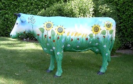 Art insolite : des vaches sur leur 31 !