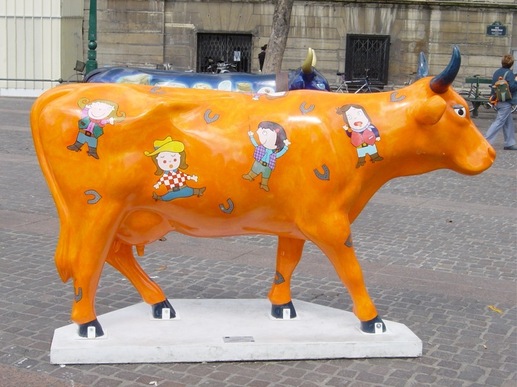 Art insolite : des vaches sur leur 31 !