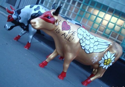 Art insolite : des vaches sur leur 31 ! Art insolite : des vaches sur leur 31 !