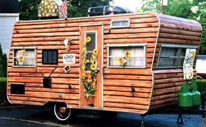 Jolies caravanes décorées peintures originales Jolies caravanes décorées peintures originales