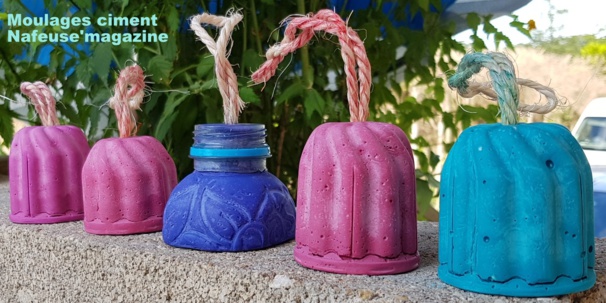 Moulages en ciment coloré Moulages en ciment coloré
