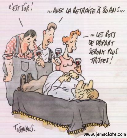 Dessins humoristiques : la retraite ! Dessins humoristiques : la retraite !