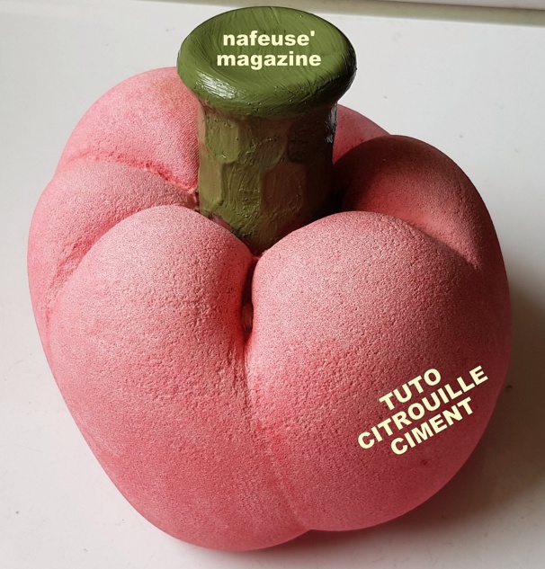 Tutoriel citrouille en ciment Tutoriel citrouille en ciment