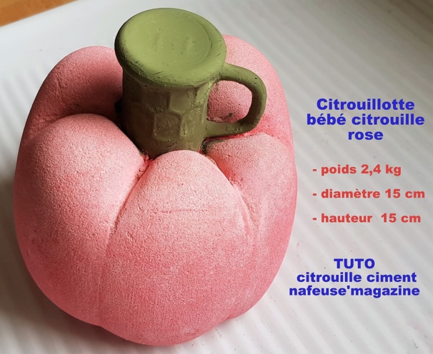 Tutoriel citrouille en ciment Tutoriel citrouille en ciment