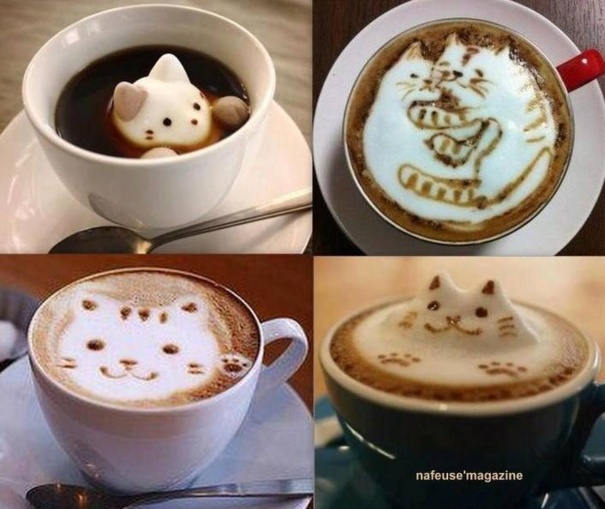 Cafés crème insolites ! Cafés crème insolites !