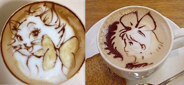 Cafés crème insolites !