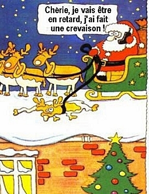 Dessins humoristiques "Père Noël"..