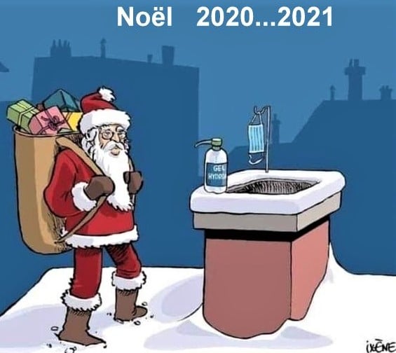 Dessins humoristiques "Père Noël"..