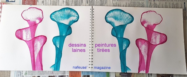 Tutoriel dessins avec de la laine tirée Tutoriel dessins avec de la laine tirée