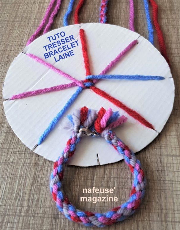 TUTO tresser un bracelet en laine TUTO tresser un bracelet en laine