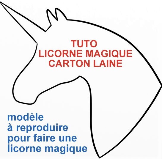 TUTO faire une licorne magique