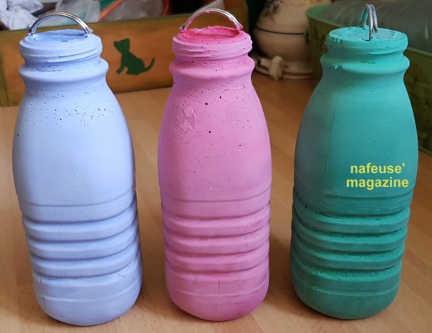 Moulages bouteilles en ciment Moulages bouteilles en ciment