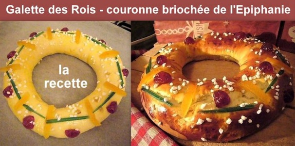 Recette : couronne briochée de l'épiphanie ! Recette : couronne briochée de l'épiphanie !