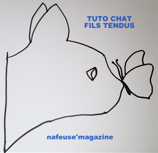 TUTO Tableau chat laine tendue TUTO Tableau chat laine tendue