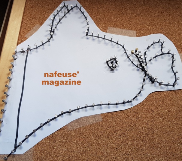 TUTO Tableau chat laine tendue TUTO Tableau chat laine tendue