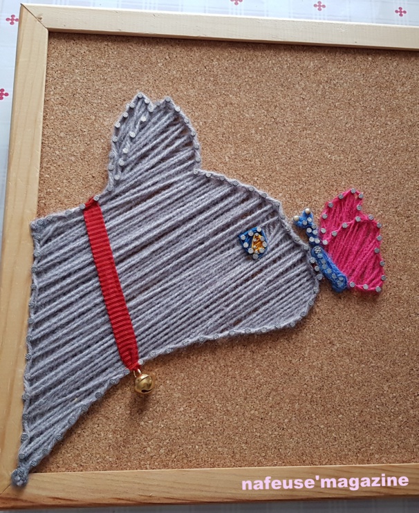 TUTO Tableau chat laine tendue TUTO Tableau chat laine tendue