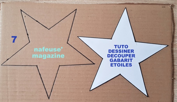 Astuce pour dessiner et découper le gabarit une étoile Astuce pour dessiner et découper le gabarit une étoile