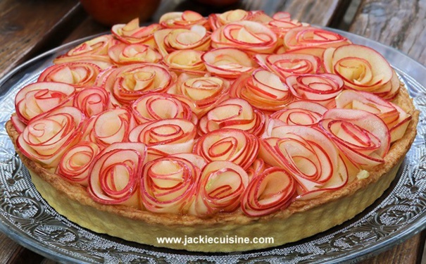 Recettes Tarte aux pommes "bouquet de roses" !