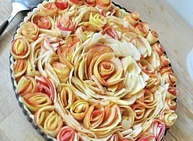 Recettes Tarte aux pommes "bouquet de roses" ! Recettes Tarte aux pommes "bouquet de roses" !