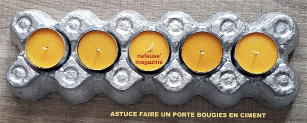 TUTO porte bougies en ciment TUTO porte bougies en ciment