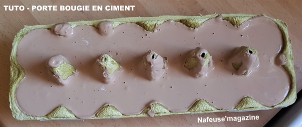 TUTO porte bougies en ciment TUTO porte bougies en ciment