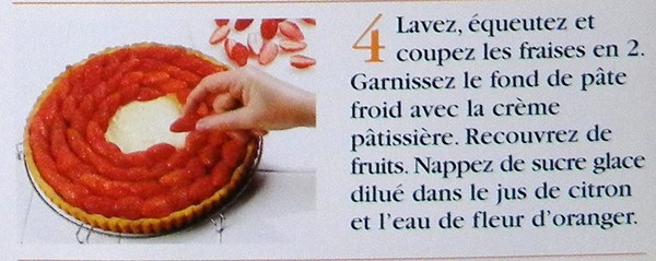 Tarte aux fraises à la crème pâtissière Tarte aux fraises à la crème pâtissière