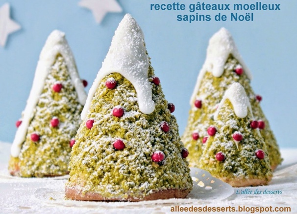 Petits sapins de Noël qui se mangent