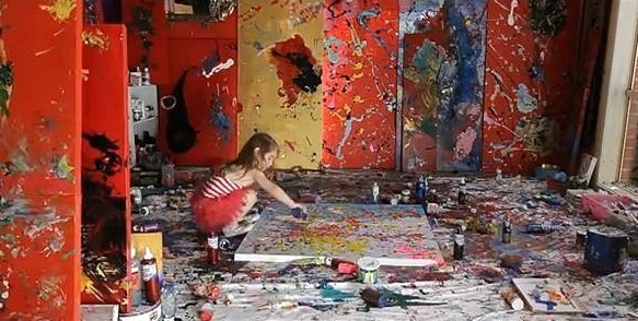 Aelita Andre artiste en herbe.. Aelita Andre artiste en herbe..