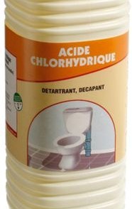 Détartrer ses WC avec de l'acide chlorhydrique !
