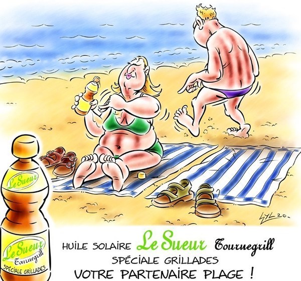 la meilleure huile...pour les grillades de plage !