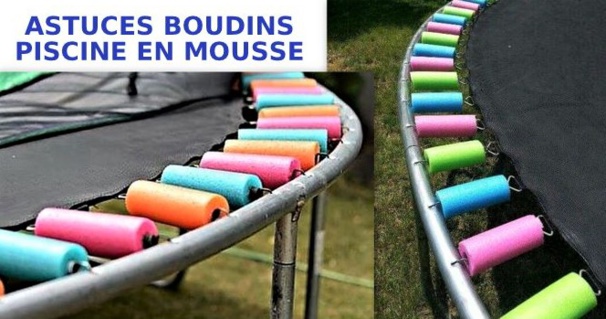 Astuces pour nouilles de piscine ou boudins en mousse Astuces pour nouilles de piscine ou boudins en mousse