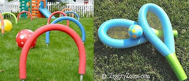 Astuces pour nouilles de piscine ou boudins en mousse Astuces pour nouilles de piscine ou boudins en mousse