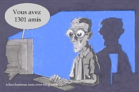 Humour, Facebook et la vraie vie