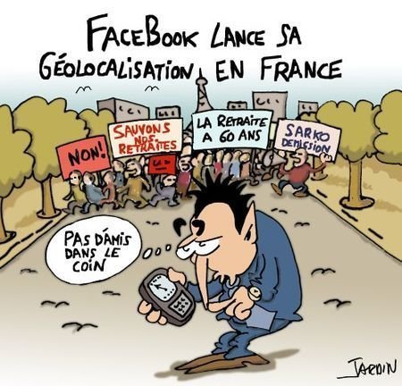 Humour, Facebook et la vraie vie