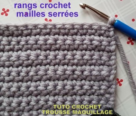 Tutoriel sac trousse maquillage au crochet