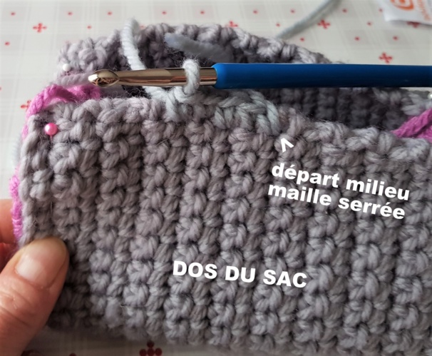 Tutoriel sac trousse maquillage au crochet