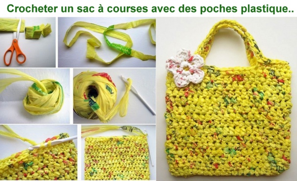 Recyclez vos sacs plastique : faites de jolies créations !