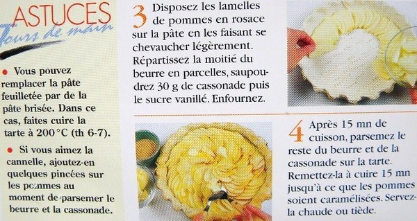 Fiche cuisine : Tarte fine aux pommes