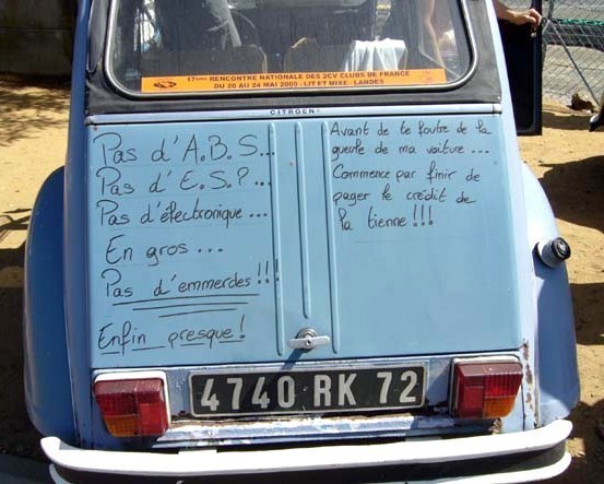 Images drôles et insolites 2CV de folie ! Images drôles et insolites 2CV de folie !