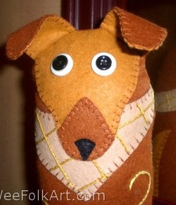 Tutoriel du chien bloc-porte en feutrine ! Tutoriel du chien bloc-porte en feutrine !