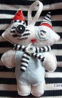 Faire un doudou chat en feutrine ! Faire un doudou chat en feutrine !