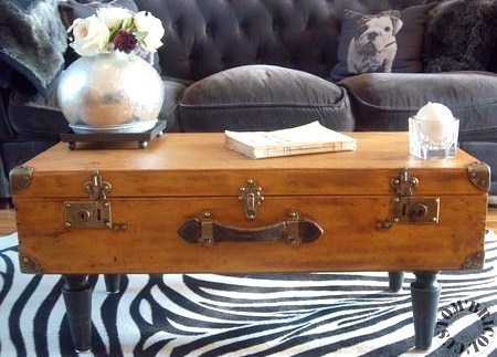Transformer une valise en table basse ! Transformer une valise en table basse !