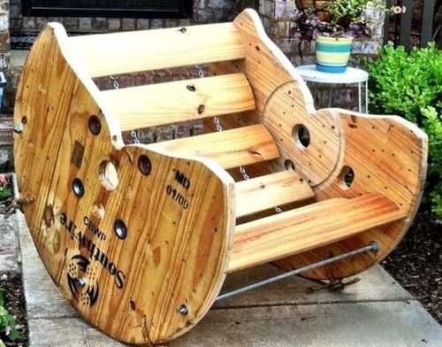 Recyclage : quoi faire avec un touret en bois ! Recyclage : quoi faire avec un touret en bois !
